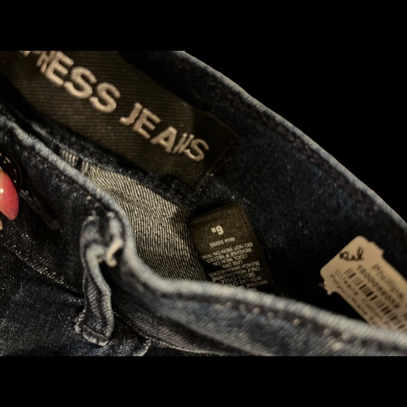 Express Faux leather Trim Jean - Picture 4 of 4